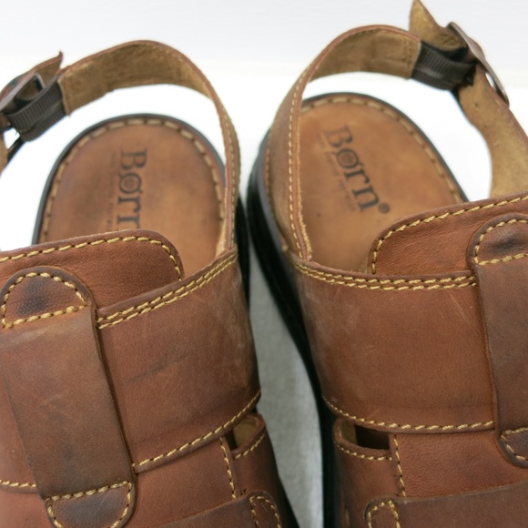 Born Nubuck Leather Fisherman Sandal Shoes 13 47.5 - Picture 7 of 7